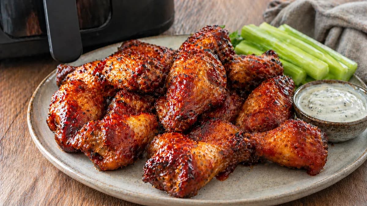 Plat : Ailes de poulet sauce BBQ