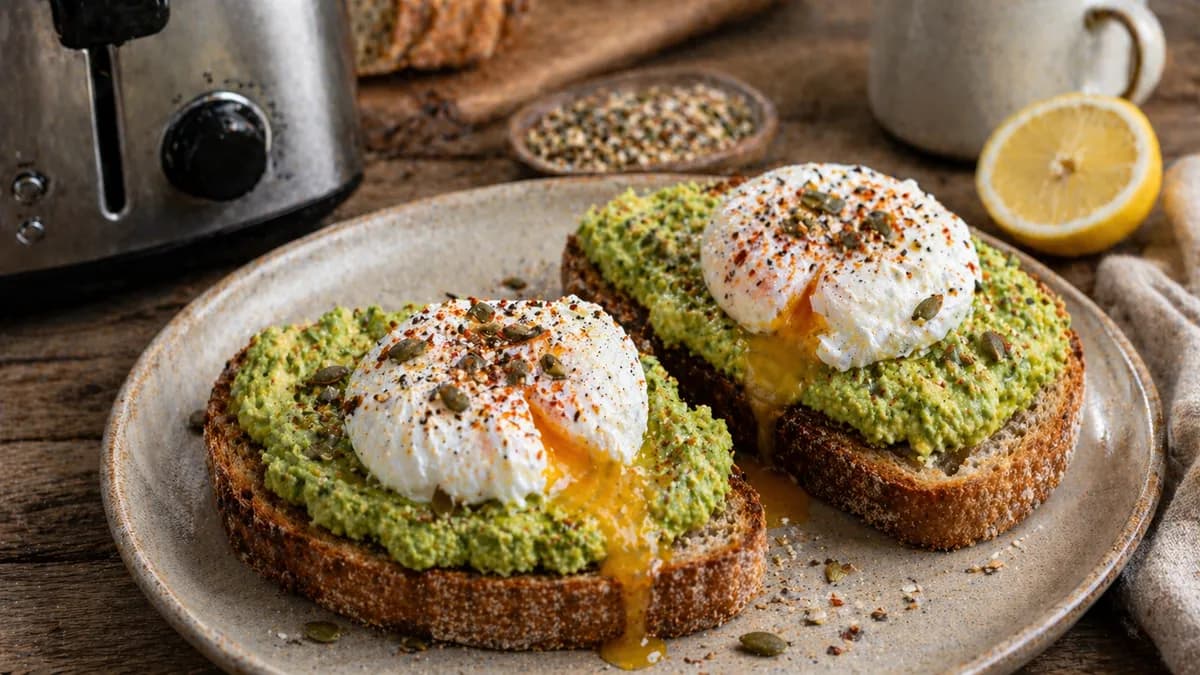 Recette Avocado toast complet – plat principal