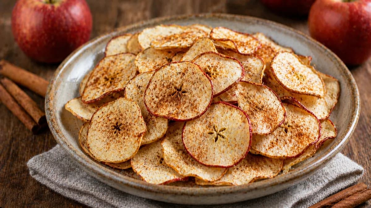 Recette Chips de pommes cannelle – plat principal