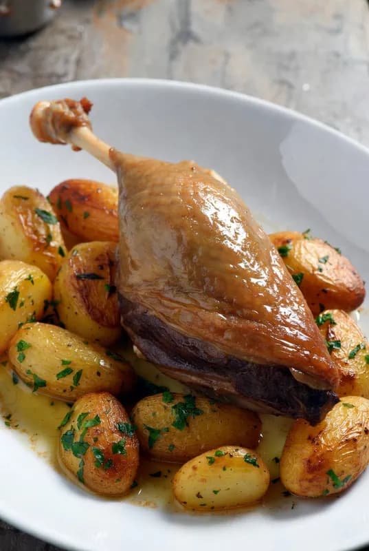 Recette Confit de canard maison – plat principal