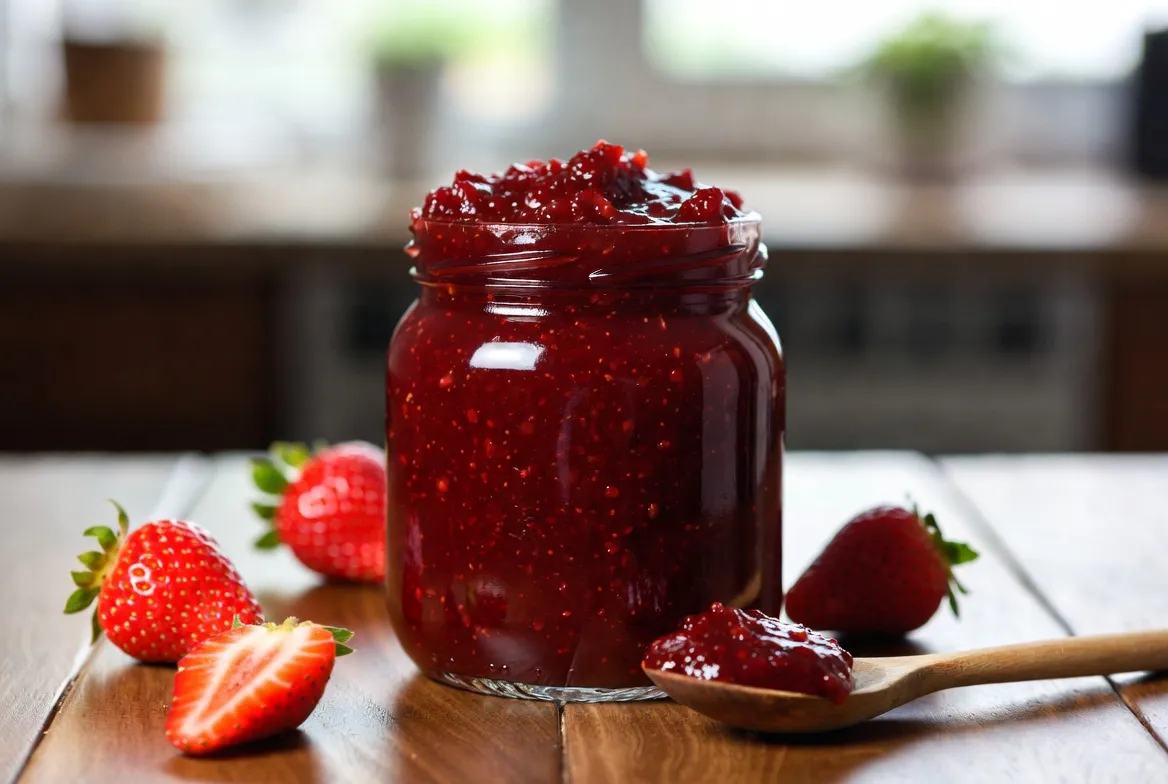 Recette Confiture de fraises maison – plat principal
