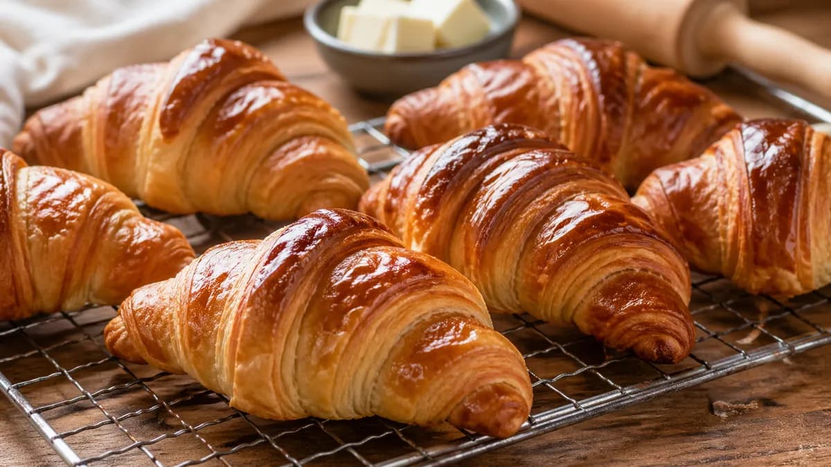 Recette Croissants au beurre maison – plat principal