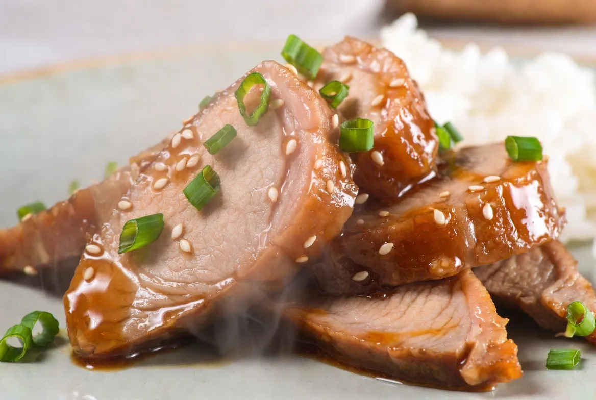 Recette Filet mignon de porc vapeur miel-soja – plat principal