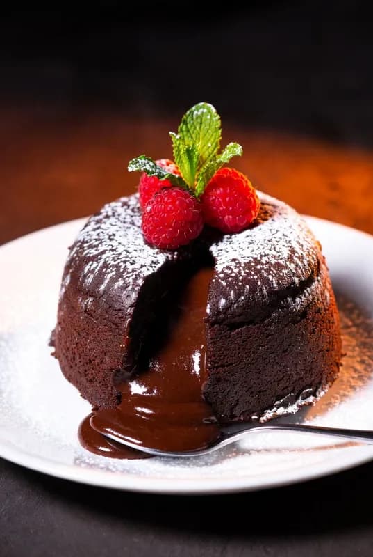 Recette Fondant au chocolat intense – plat principal