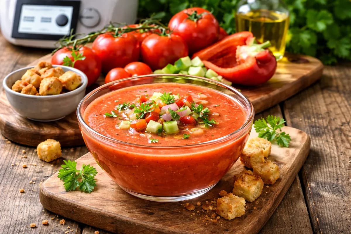 Plat : Gaspacho andalou glacé