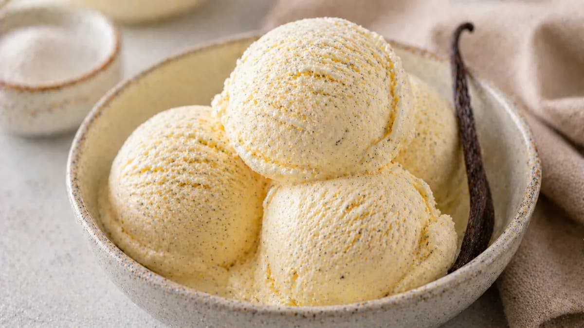 Recette Glace vanille onctueuse – plat principal