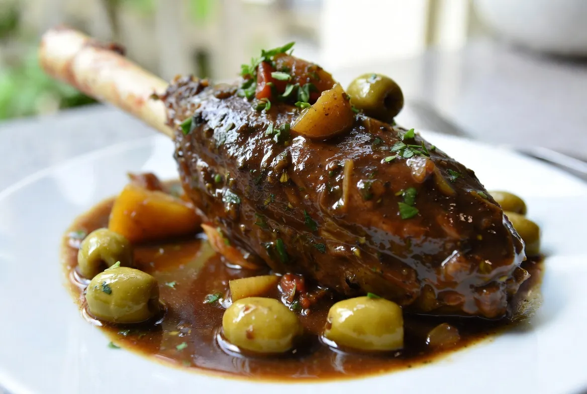 Recette Jarret de veau aux olives – plat principal