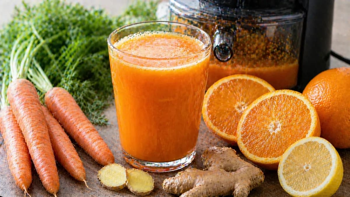 Recette Jus carotte-orange vitaminé – plat principal