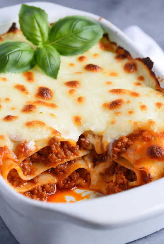 Recette Lasagnes à la bolognaise – plat principal