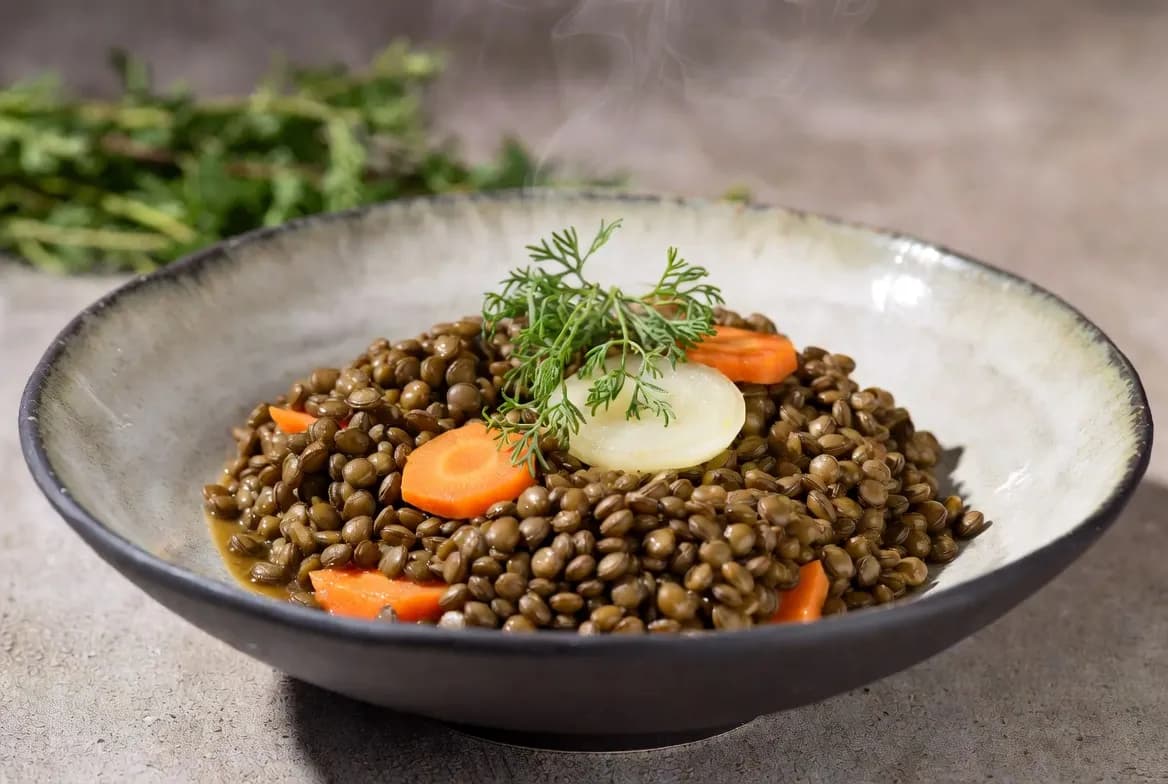 Recette Lentilles vertes du Puy – plat principal