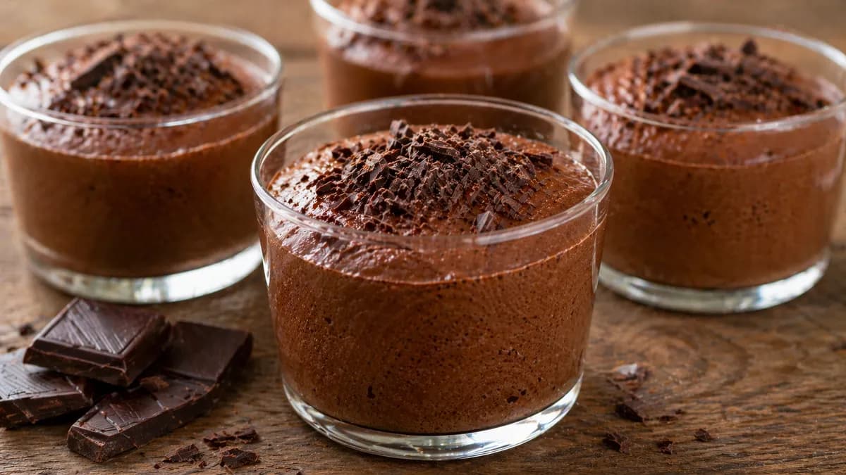 Recette Mousse au chocolat aérienne – plat principal