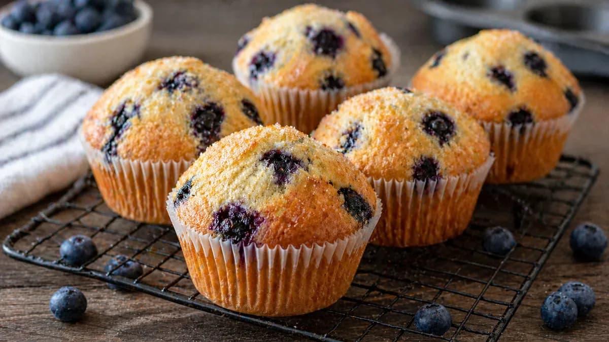 Recette Muffins aux myrtilles – plat principal