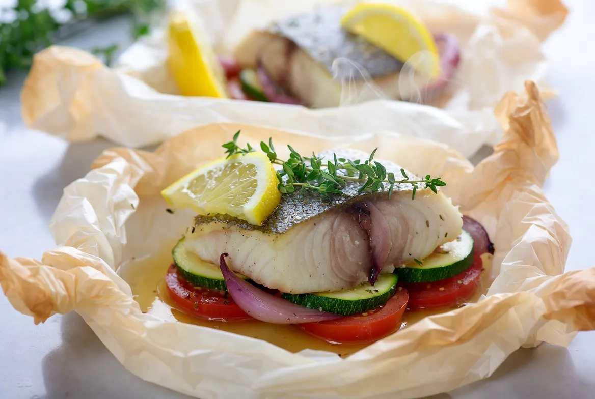 Recette Papillotes de cabillaud aux légumes – plat principal