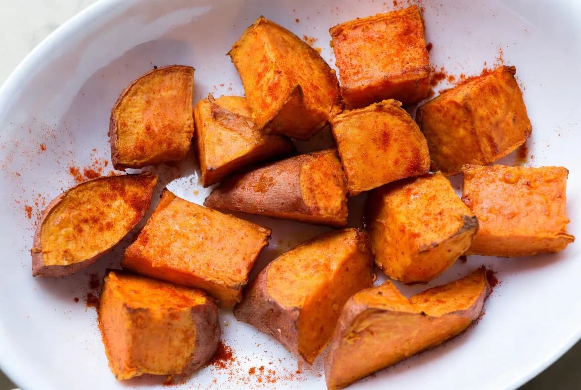 Recette Patates douces rôties au paprika fumé – plat principal