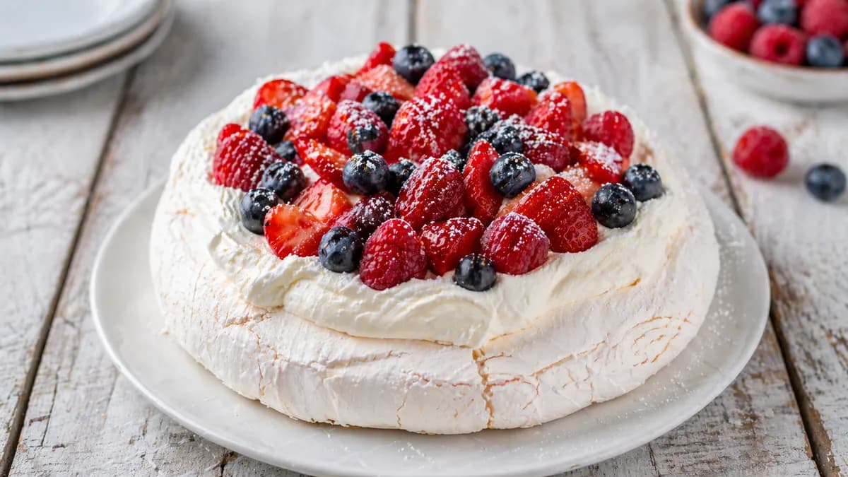 Recette Pavlova aux fruits rouges – plat principal
