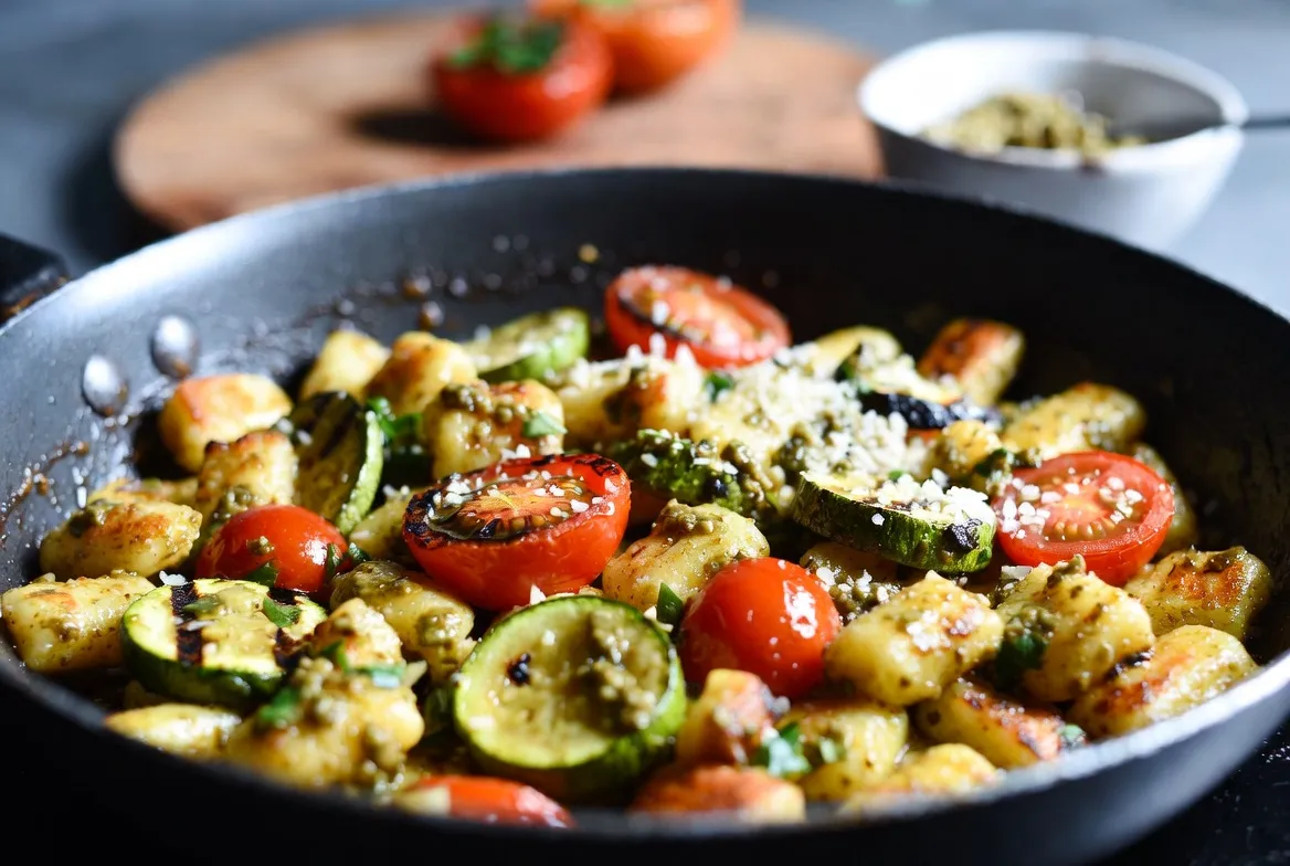 Recette Poêlée de gnocchis aux légumes grillés – plat principal