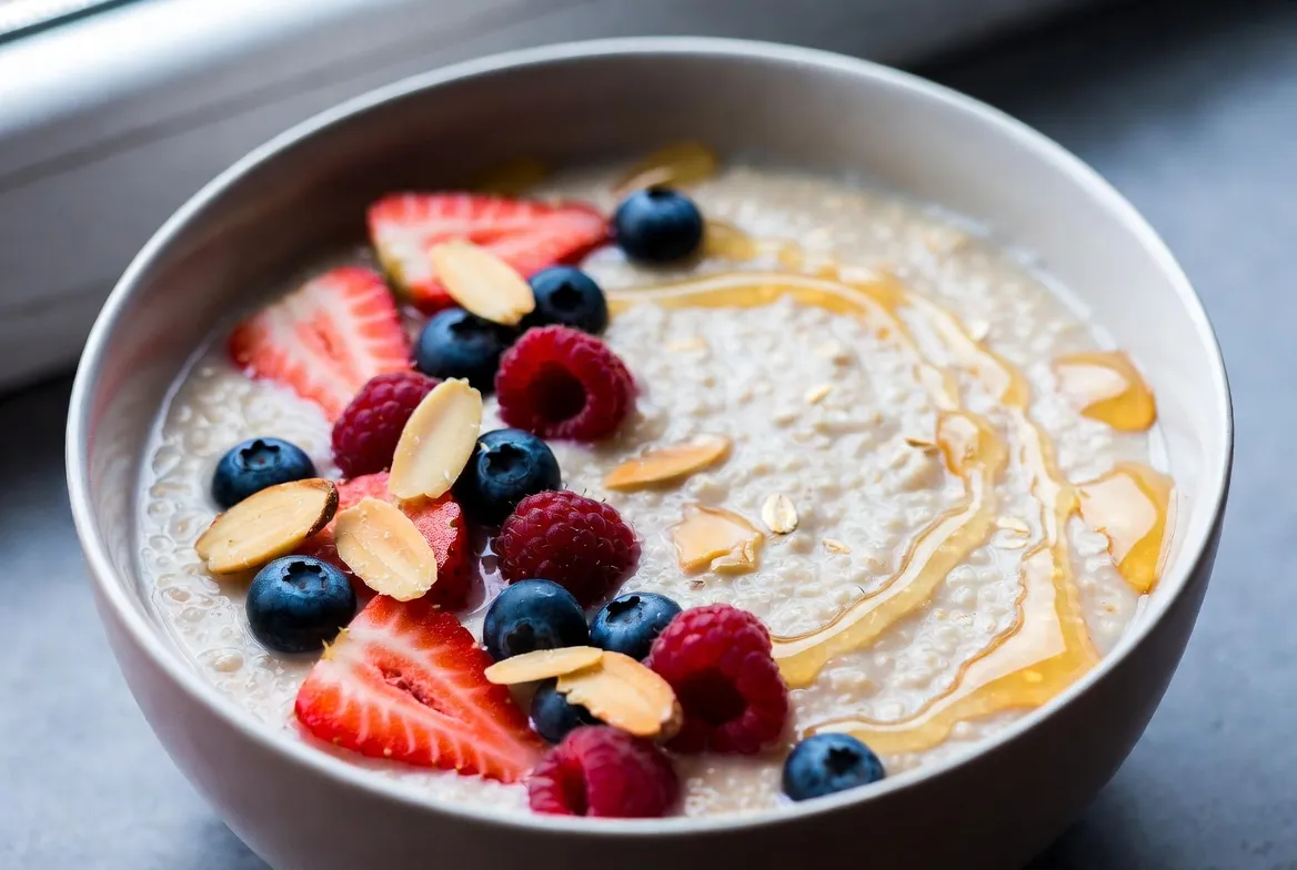 Recette Porridge crémeux aux fruits rouges – plat principal