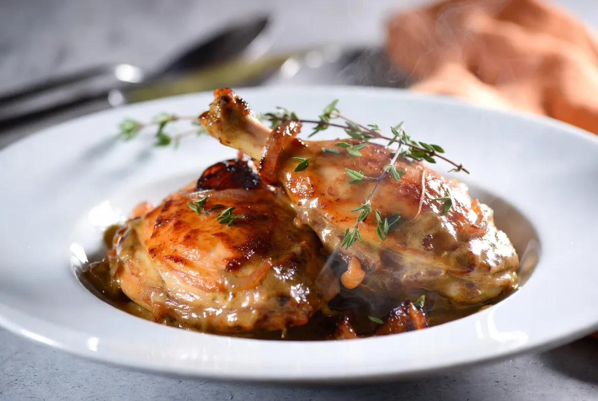 Recette Poulet à la moutarde et crème – plat principal