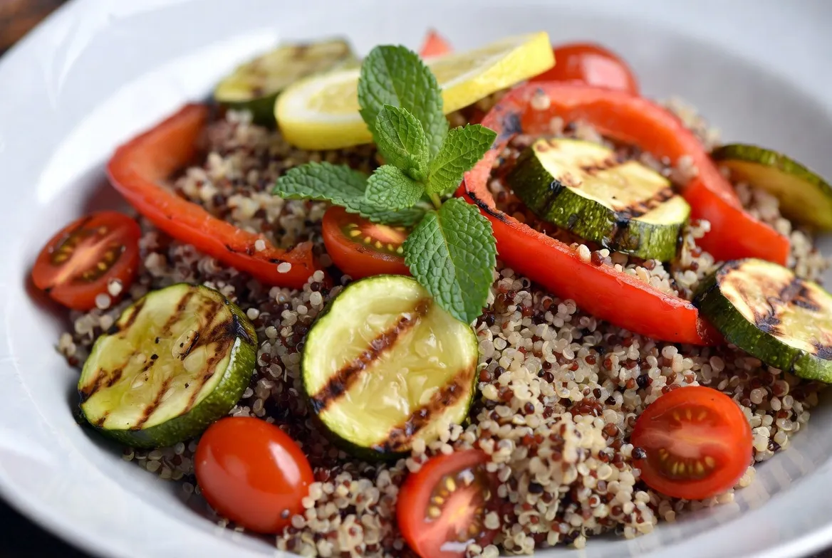 Recette Quinoa aux légumes grillés – plat principal