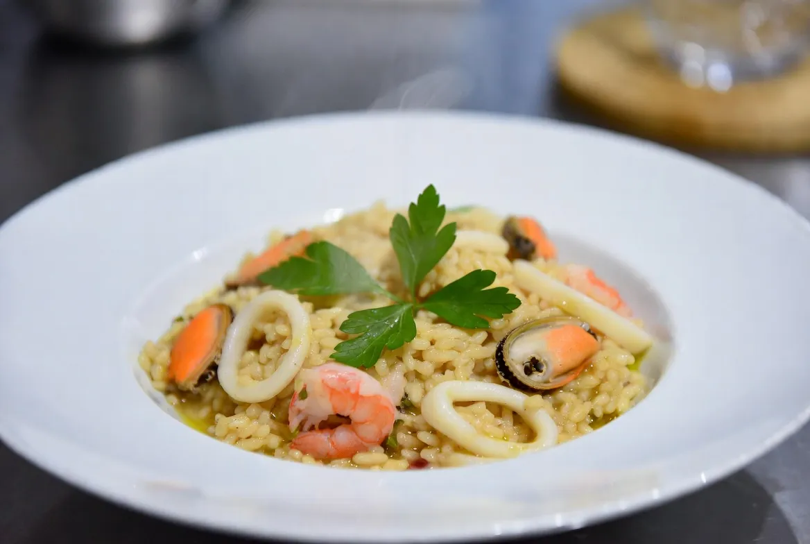 Recette Risotto aux fruits de mer – plat principal