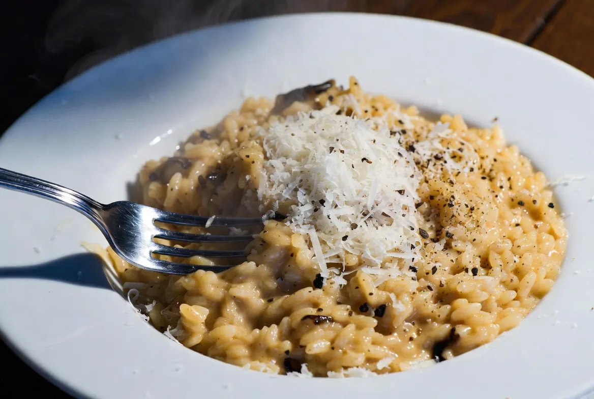 Plat : Risotto crémeux au parmesan