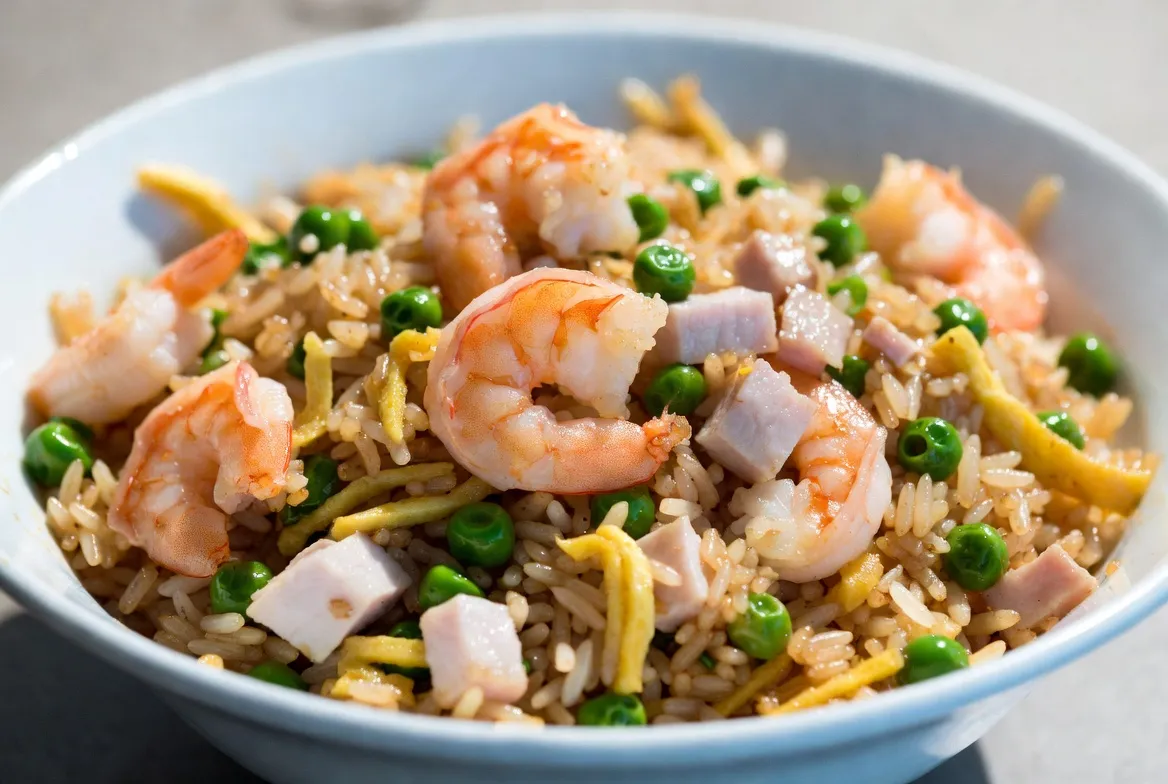 Recette Riz cantonais maison – plat principal