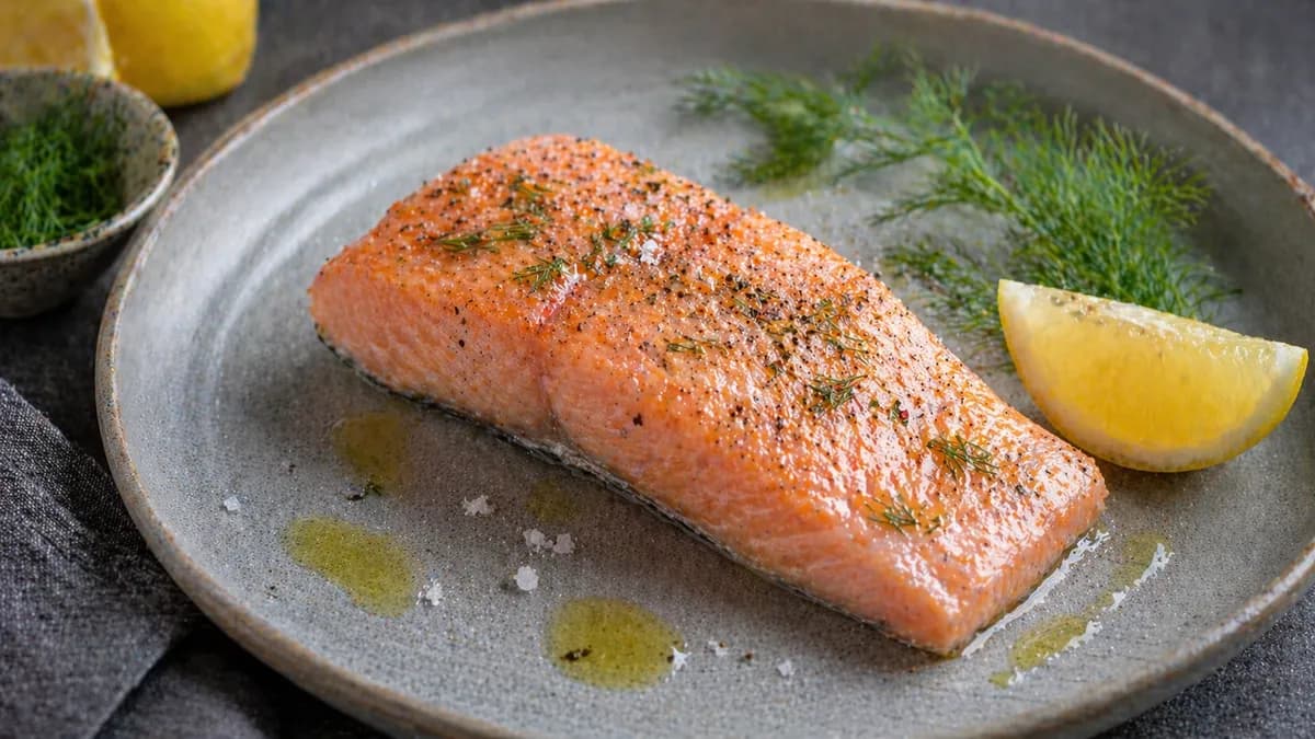 Recette Saumon mi-cuit sous vide – plat principal