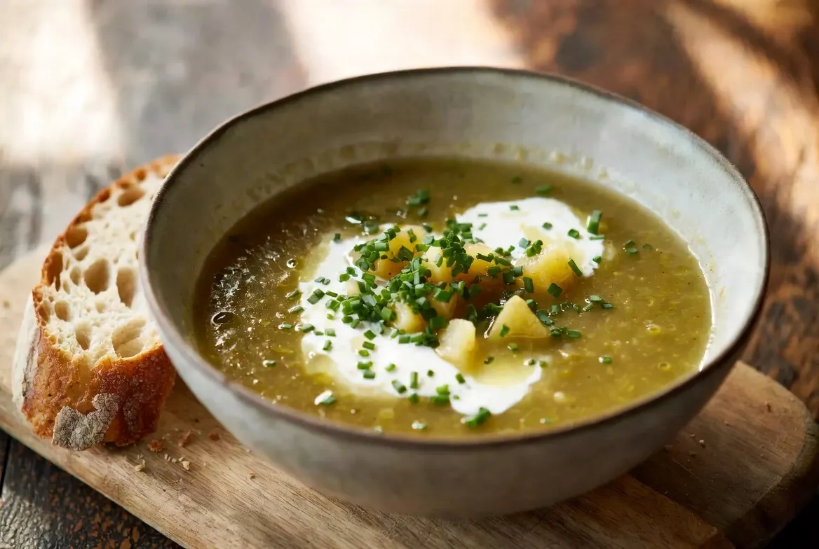 Plat : Soupe poireaux pommes de terre