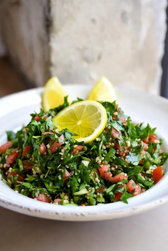 Plat : Taboulé libanais au persil