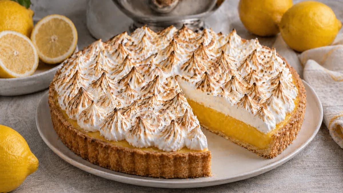 Recette Tarte au citron meringuée – plat principal