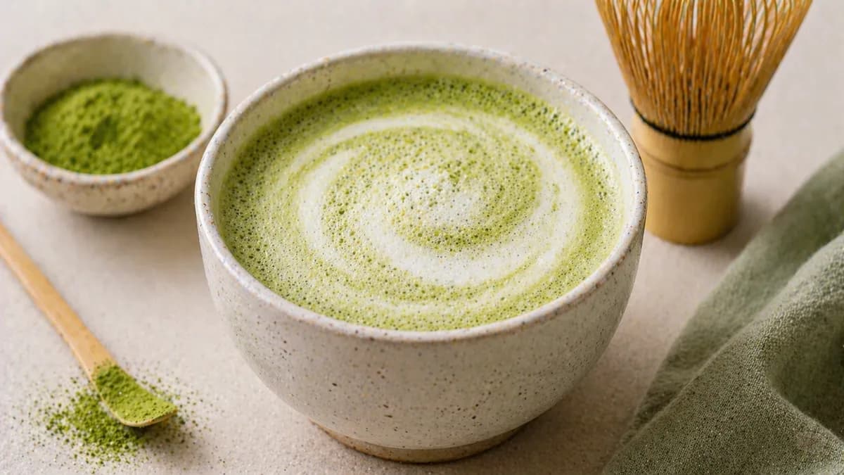 Recette Matcha latte onctueux – plat principal