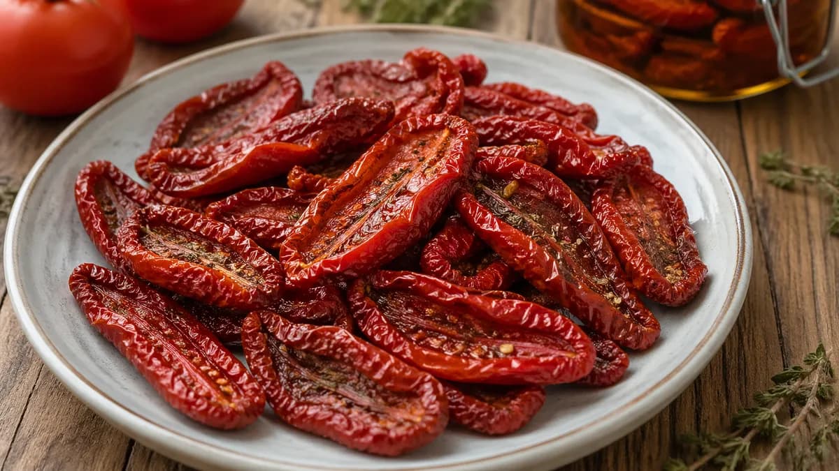 Recette Tomates séchées maison – plat principal