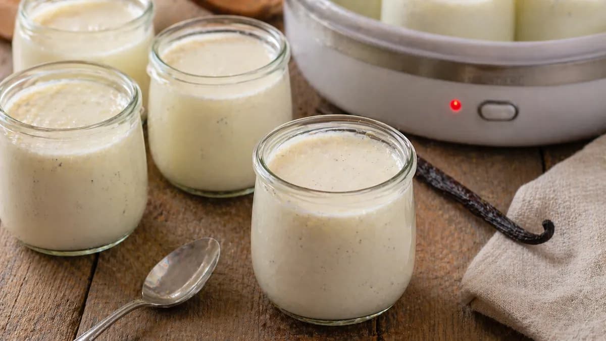 Recette Yaourts vanille onctueux – plat principal